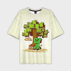 Мужская футболка оверсайз Forest Creeper
