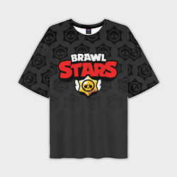 Мужская футболка оверсайз Brawl Stars: Black Team