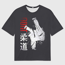 Мужская футболка оверсайз Judo Warrior