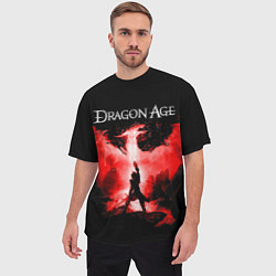 Футболка оверсайз мужская Dragon Age, цвет: 3D-принт — фото 2