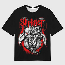 Мужская футболка оверсайз Slipknot: Devil Goat