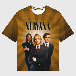 Мужская футболка оверсайз Nirvana