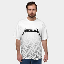 Футболка оверсайз мужская METALLICA, цвет: 3D-принт — фото 2