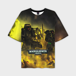Мужская футболка оверсайз Warhammer 40K - Космические Десантники