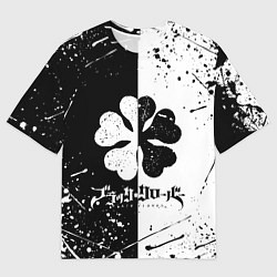 Футболка оверсайз мужская ЧЁРНЫЙ КЛЕВЕР, цвет: 3D-принт