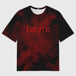 Футболка оверсайз мужская LUCIFER КРЫЛЬЯ, цвет: 3D-принт