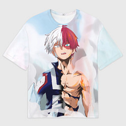 Мужская футболка оверсайз Шото Тодороки