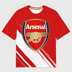 Футболка оверсайз мужская Arsenal, цвет: 3D-принт