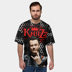 Футболка оверсайз мужская Князь Анархия спина, цвет: 3D-принт — фото 2