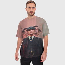 Футболка оверсайз мужская Томас Шелби Peaky Blinders, цвет: 3D-принт — фото 2