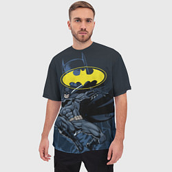 Футболка оверсайз мужская Batman, цвет: 3D-принт — фото 2