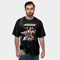 Футболка оверсайз мужская Ateez, цвет: 3D-принт — фото 2