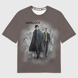Футболка оверсайз мужская Sherlock, цвет: 3D-принт