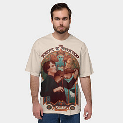 Футболка оверсайз мужская Sherlock, цвет: 3D-принт — фото 2