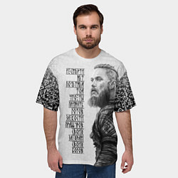 Футболка оверсайз мужская И смерти нет почетней той, цвет: 3D-принт — фото 2