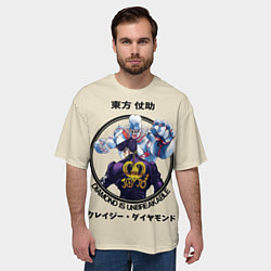 Футболка оверсайз мужская Приключения ДжоДжо, цвет: 3D-принт — фото 2