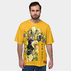 Футболка оверсайз мужская JoJo Bizarre Adventure, цвет: 3D-принт — фото 2