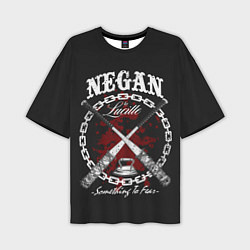 Мужская футболка оверсайз The Walking Dead Negan