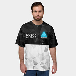 Футболка оверсайз мужская RK900 CONNOR, цвет: 3D-принт — фото 2