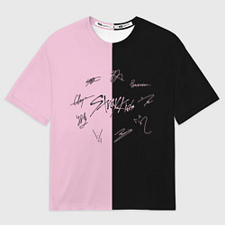 Футболка оверсайз мужская STRAY KIDS, цвет: 3D-принт