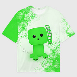Мужская футболка оверсайз MINECRAFT CREEPER