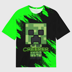 Мужская футболка оверсайз MINECRAFT CREEPER