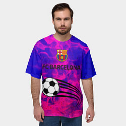 Футболка оверсайз мужская Барса, цвет: 3D-принт — фото 2