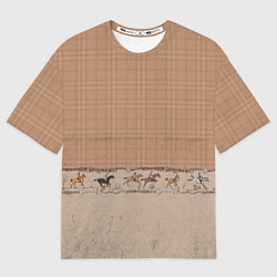 Футболка оверсайз мужская Всадники, цвет: 3D-принт