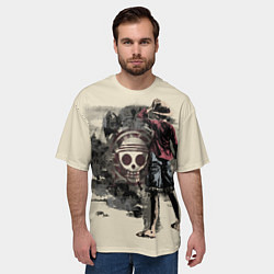 Футболка оверсайз мужская One Piece, цвет: 3D-принт — фото 2