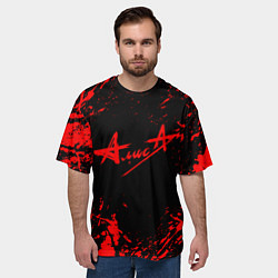 Футболка оверсайз мужская АлисА, цвет: 3D-принт — фото 2