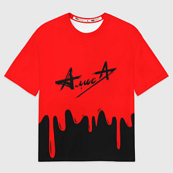 Футболка оверсайз мужская АлисА, цвет: 3D-принт