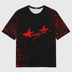 Футболка оверсайз мужская АлисА, цвет: 3D-принт