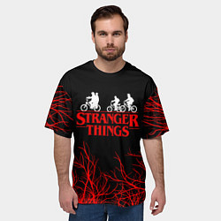 Футболка оверсайз мужская STRANGER THINGS, цвет: 3D-принт — фото 2