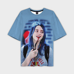 Футболка оверсайз мужская BILLIE EILISH, цвет: 3D-принт