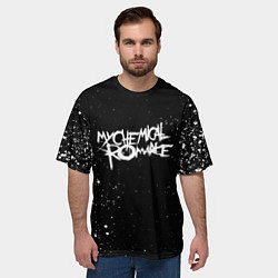 Футболка оверсайз мужская My Chemical Romance, цвет: 3D-принт — фото 2
