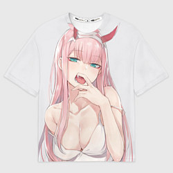 Футболка оверсайз мужская Ahegao, цвет: 3D-принт