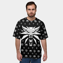 Футболка оверсайз мужская ВЕДЬМАК, цвет: 3D-принт — фото 2