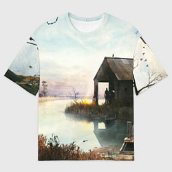 Мужская футболка оверсайз STALKER