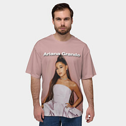 Футболка оверсайз мужская Ariana Grande Ариана Гранде, цвет: 3D-принт — фото 2