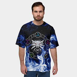 Футболка оверсайз мужская ВЕДЬМАК, цвет: 3D-принт — фото 2