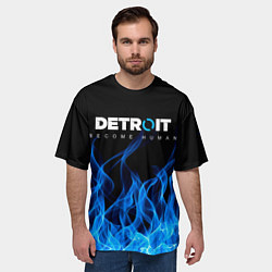 Футболка оверсайз мужская DETROIT: BECOME HUMAN, цвет: 3D-принт — фото 2