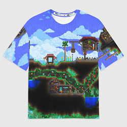 Футболка оверсайз мужская TERRARIA EXCLUSIVE, цвет: 3D-принт