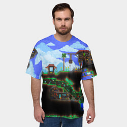 Футболка оверсайз мужская TERRARIA EXCLUSIVE, цвет: 3D-принт — фото 2