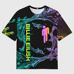 Футболка оверсайз мужская BILLIE EILISH, цвет: 3D-принт