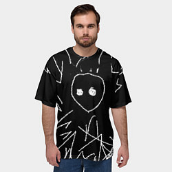 Футболка оверсайз мужская Schizophrenia, цвет: 3D-принт — фото 2