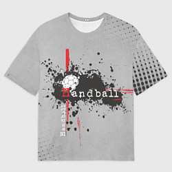Футболка оверсайз мужская Handball, цвет: 3D-принт