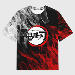 Футболка оверсайз мужская KIMETSU NO YAIBA, цвет: 3D-принт