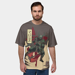 Футболка оверсайз мужская Marauder, цвет: 3D-принт — фото 2