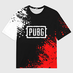Футболка оверсайз мужская PUBG, цвет: 3D-принт