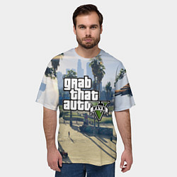 Футболка оверсайз мужская GRAND THEFT AUTO 5, цвет: 3D-принт — фото 2
